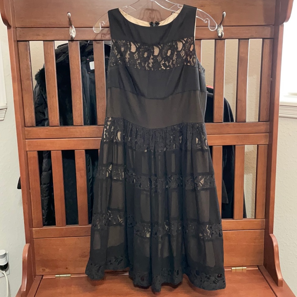 Jessica Simpson Black Lace Dress